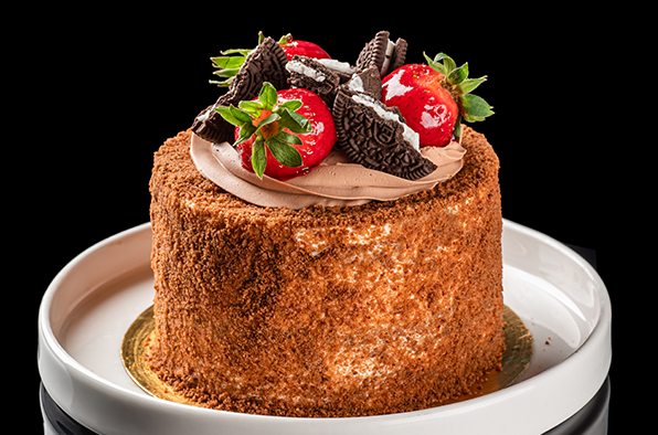 Бенто-торт Шоколад/черная смородина