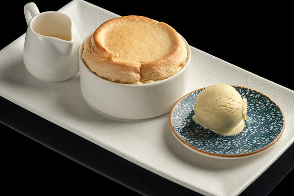 Суфле с ванильным кремом