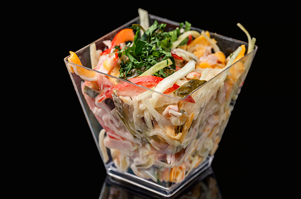 Салат с ветчиной 16шт