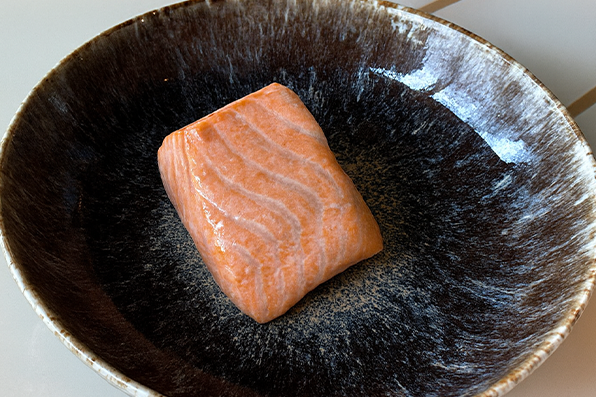 Стейк лосось ( на пару)