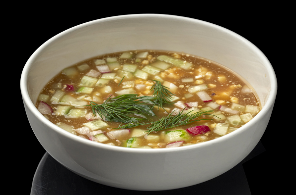 Окрошка с говядиной