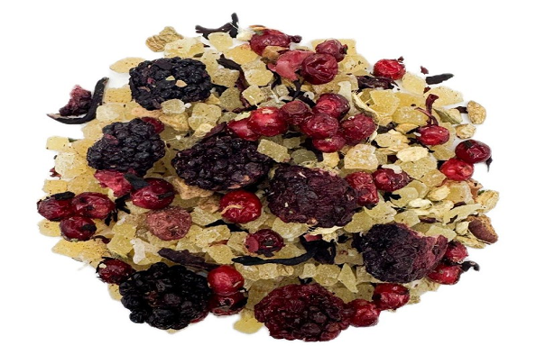 Брусника с травами. Напиток чайный ягодный