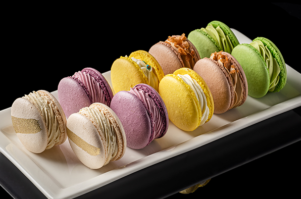 Макаронс Фисташка-малина