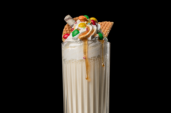 Милкшейк банан-карамель